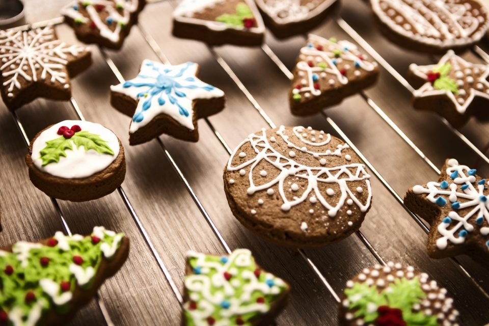 holiday cutout cookies