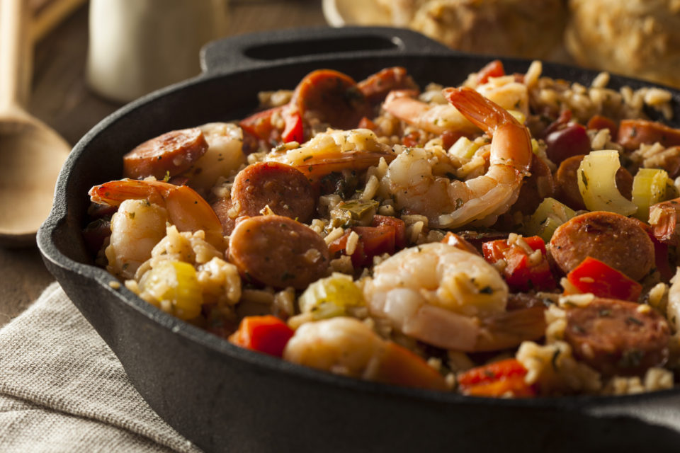 Spicy Homemade Cajun Jambalaya