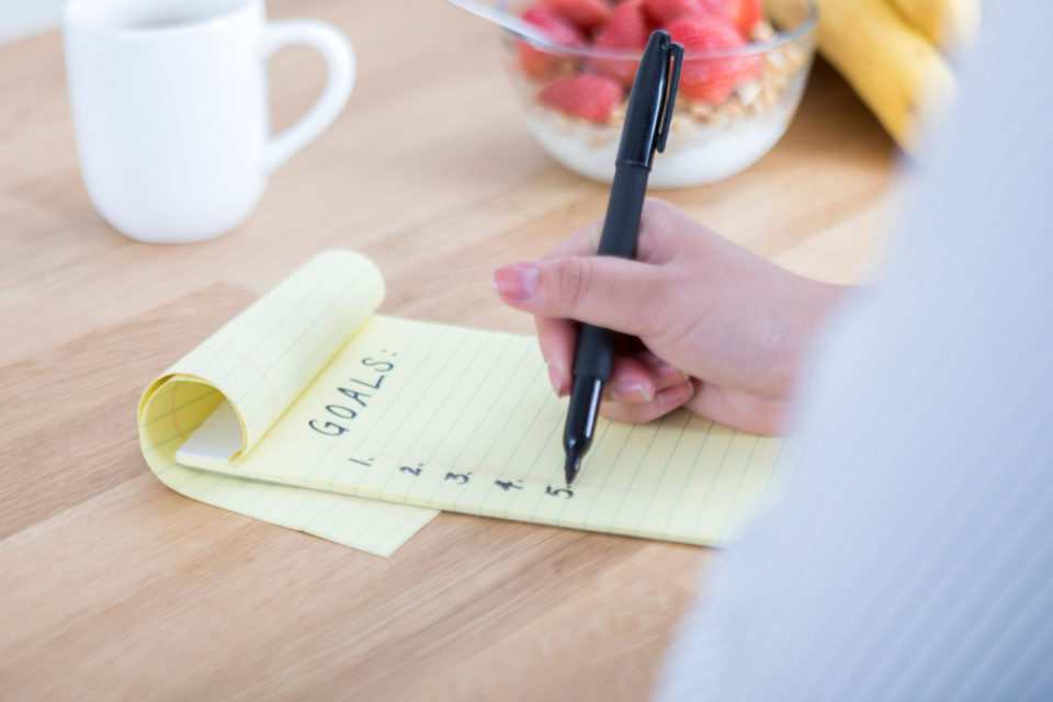 Woman lists goals for the New Year